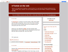 Tablet Screenshot of footsieontheweb.com